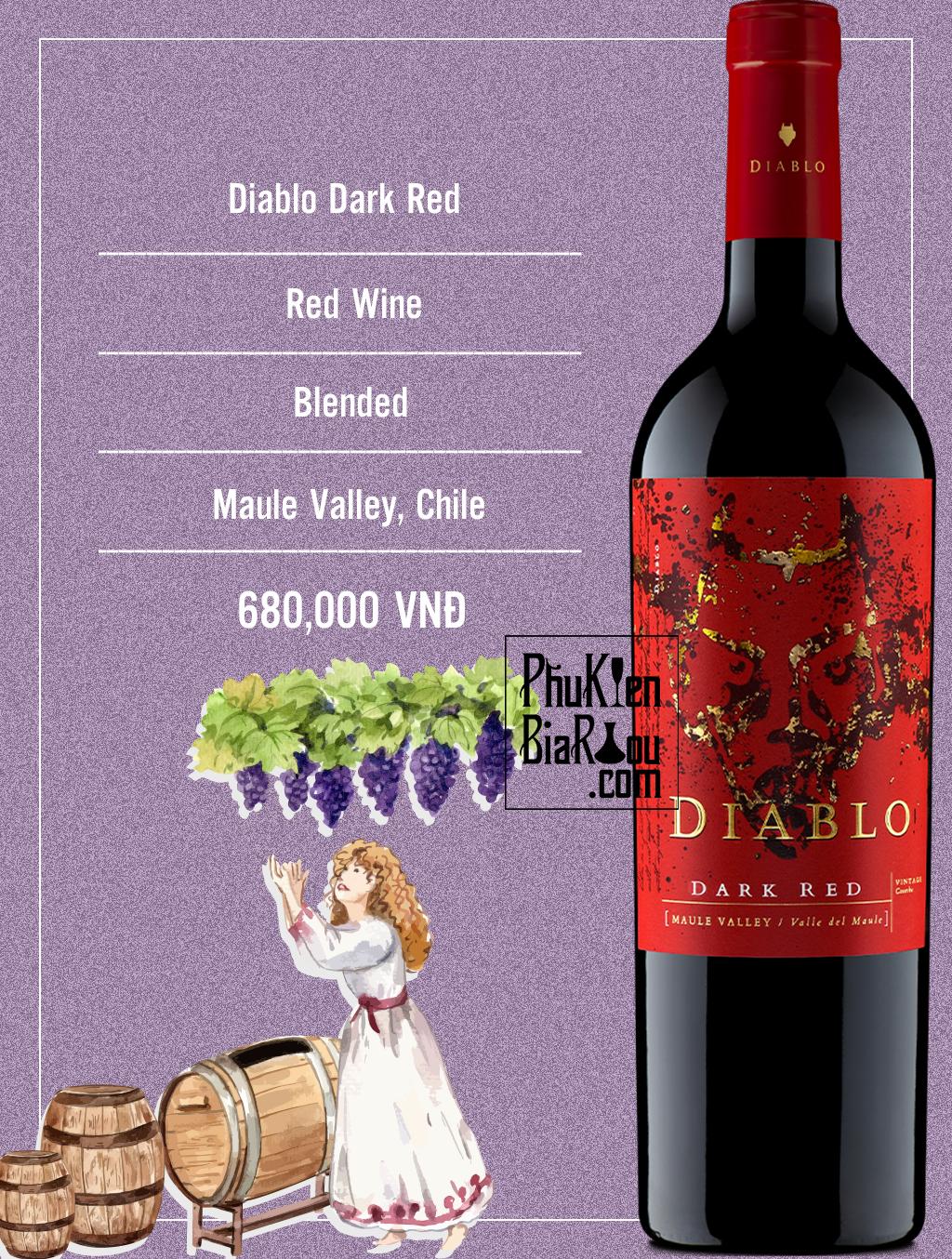 Vang Diablo Dark Red