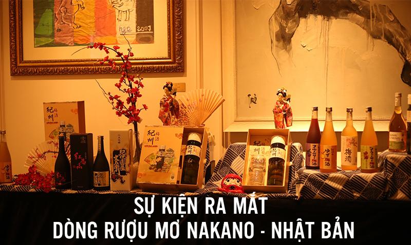 Sự kiện ra mắt rượu mơ Nakano Nhật Bản