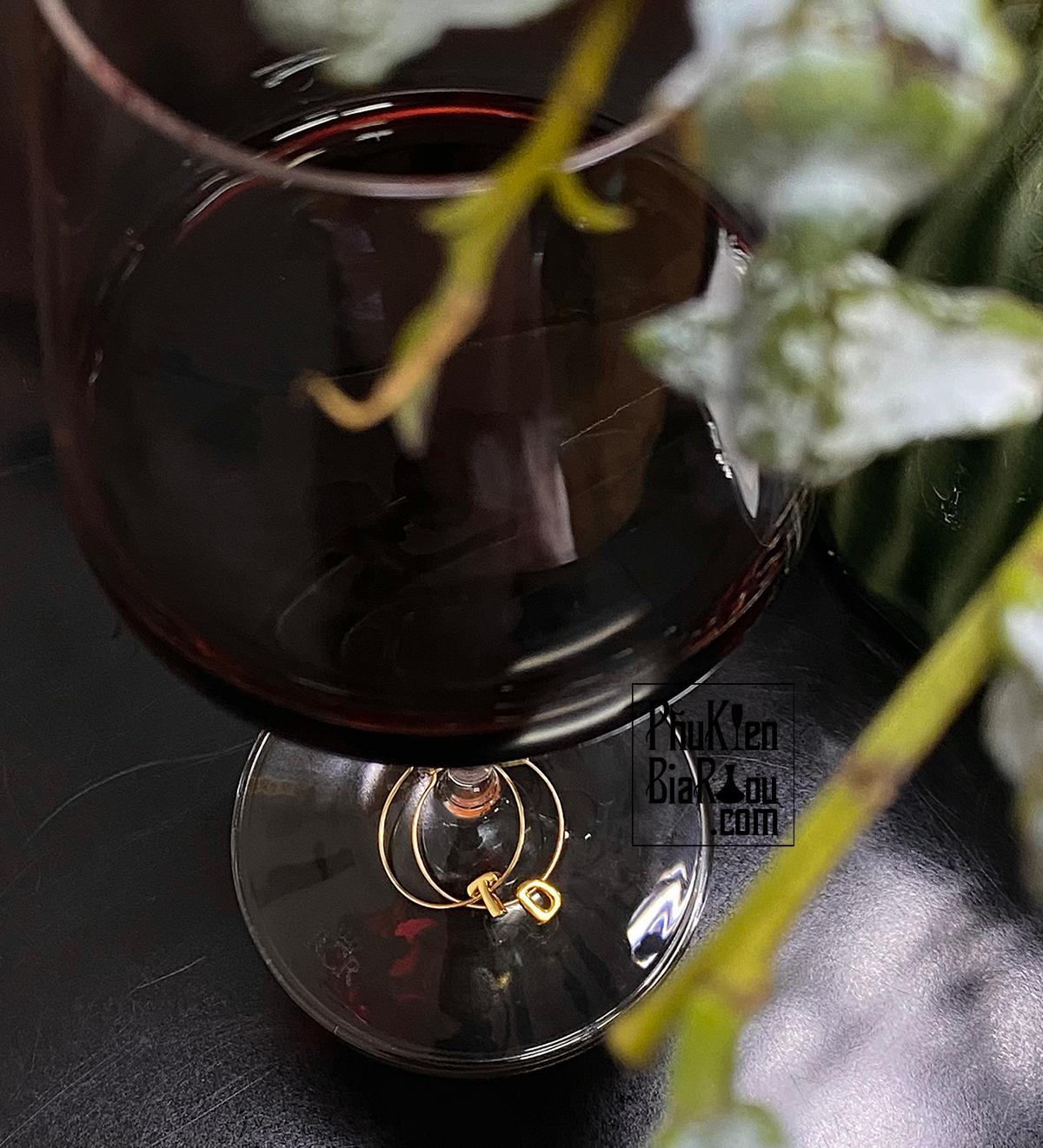 Wine Charm đánh dấu ly rượu vang