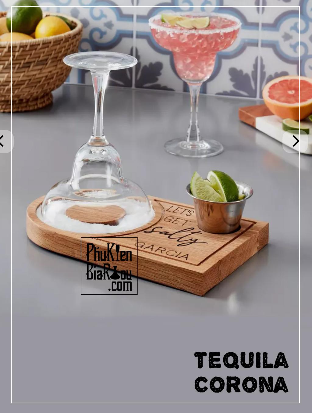 Dĩa muối và chanh để uống Tequila