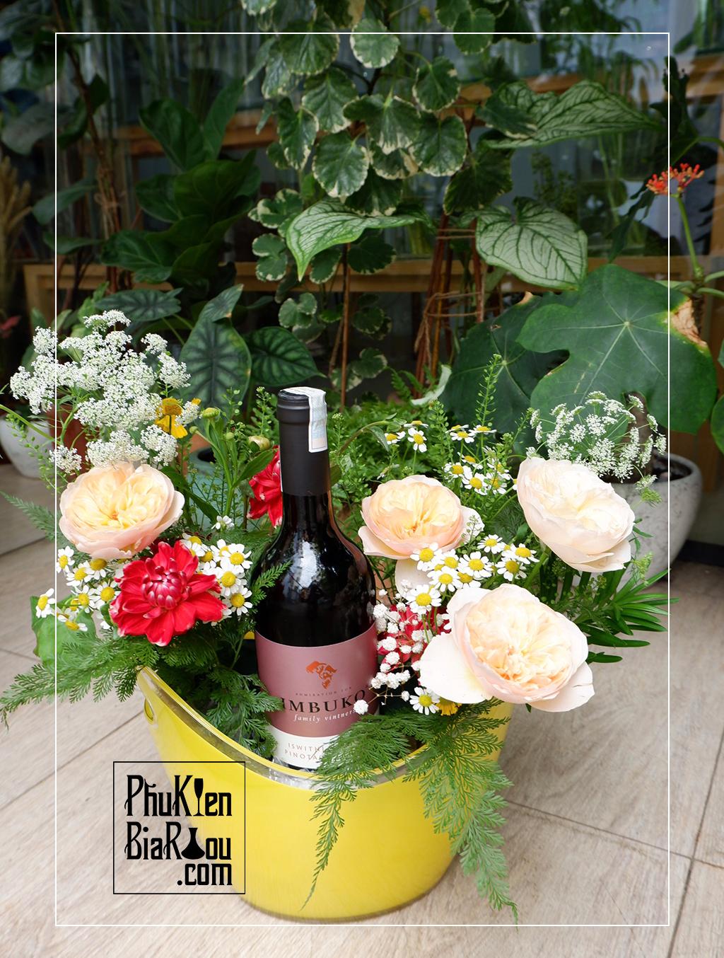 Flower Wine Gift Ready to Chill