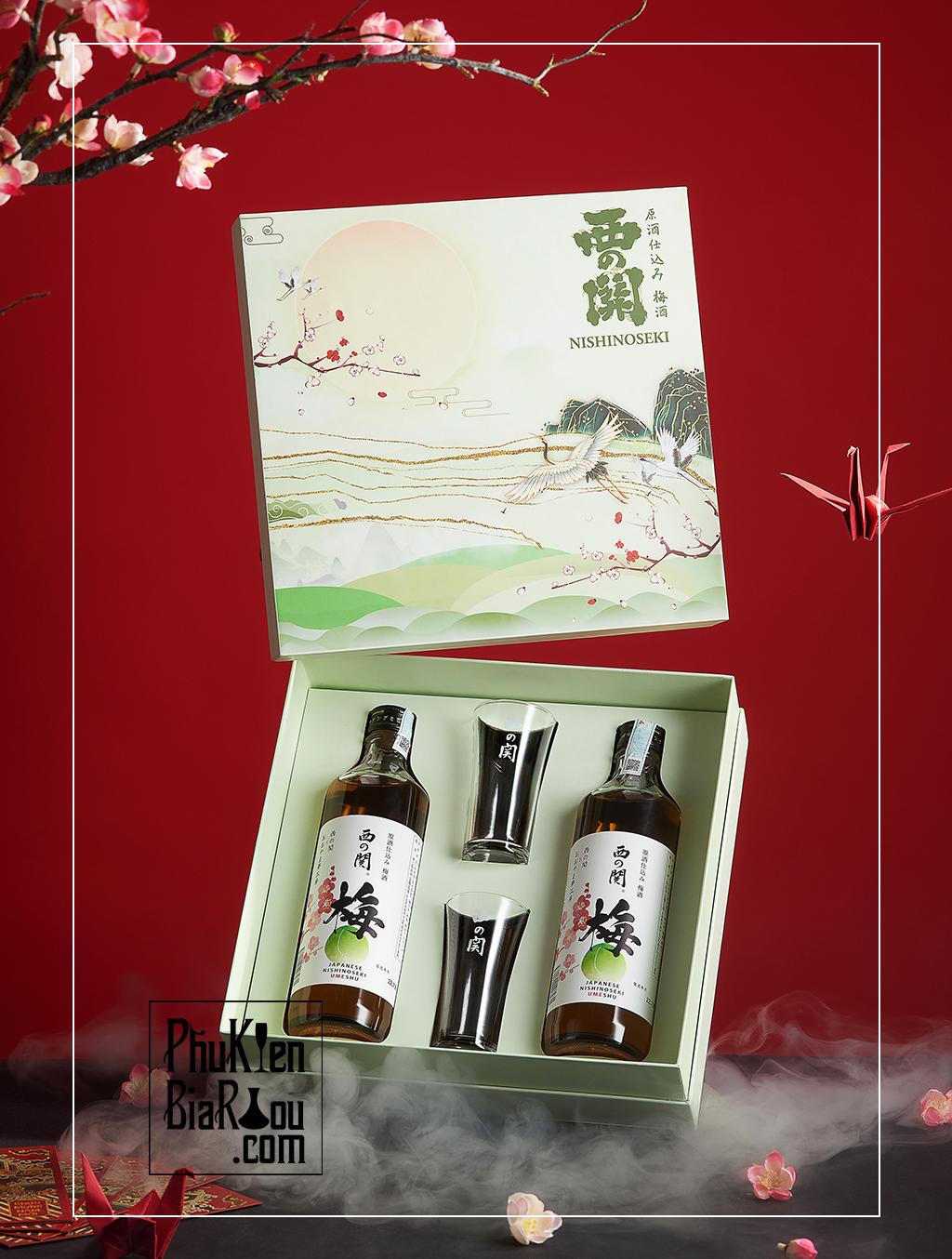 Hộp quà tặng rượu mơ Umeshu Set 1