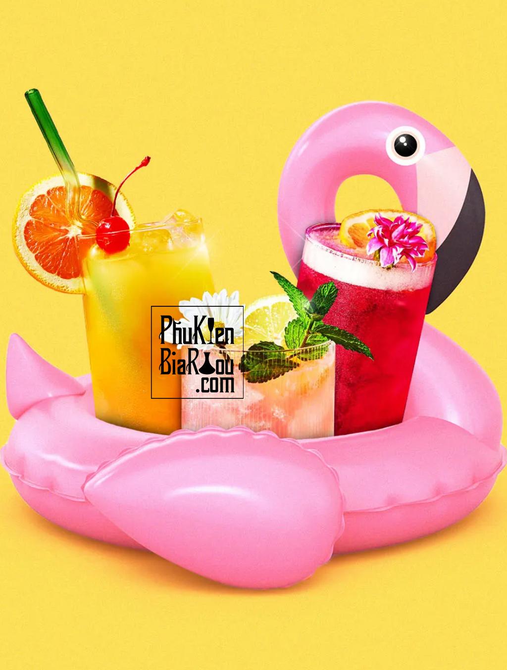 Phao để cocktail cho pool party