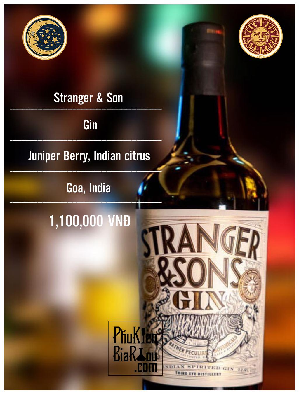 Rượu Gin Ấn Độ Stranger & Sons (12 chai/ thùng)