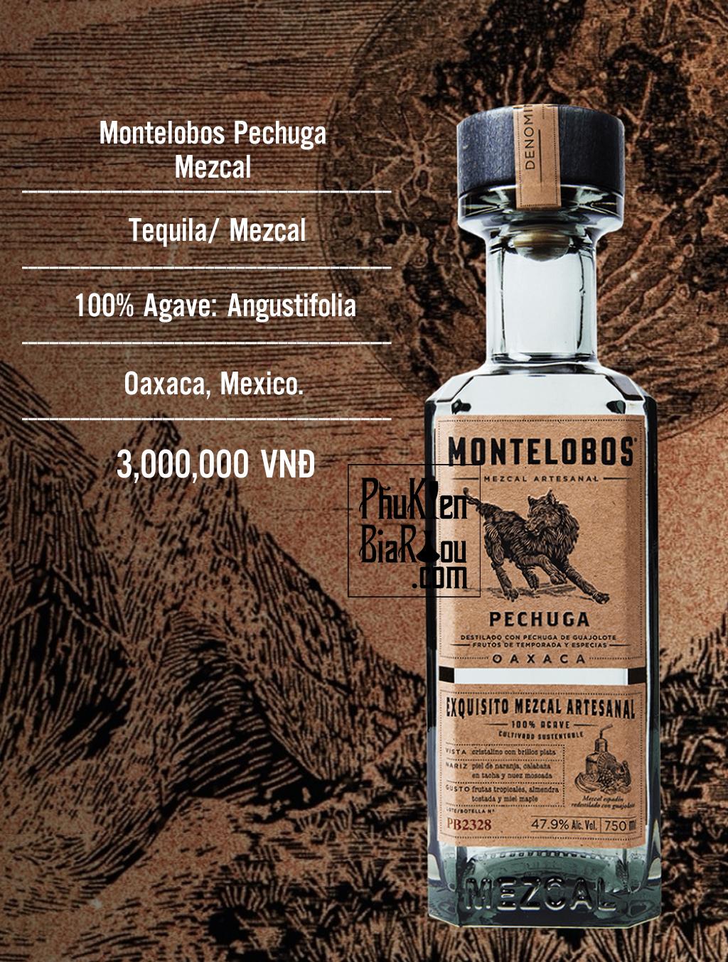 Rượu Mezcal Montelobos Pechuga