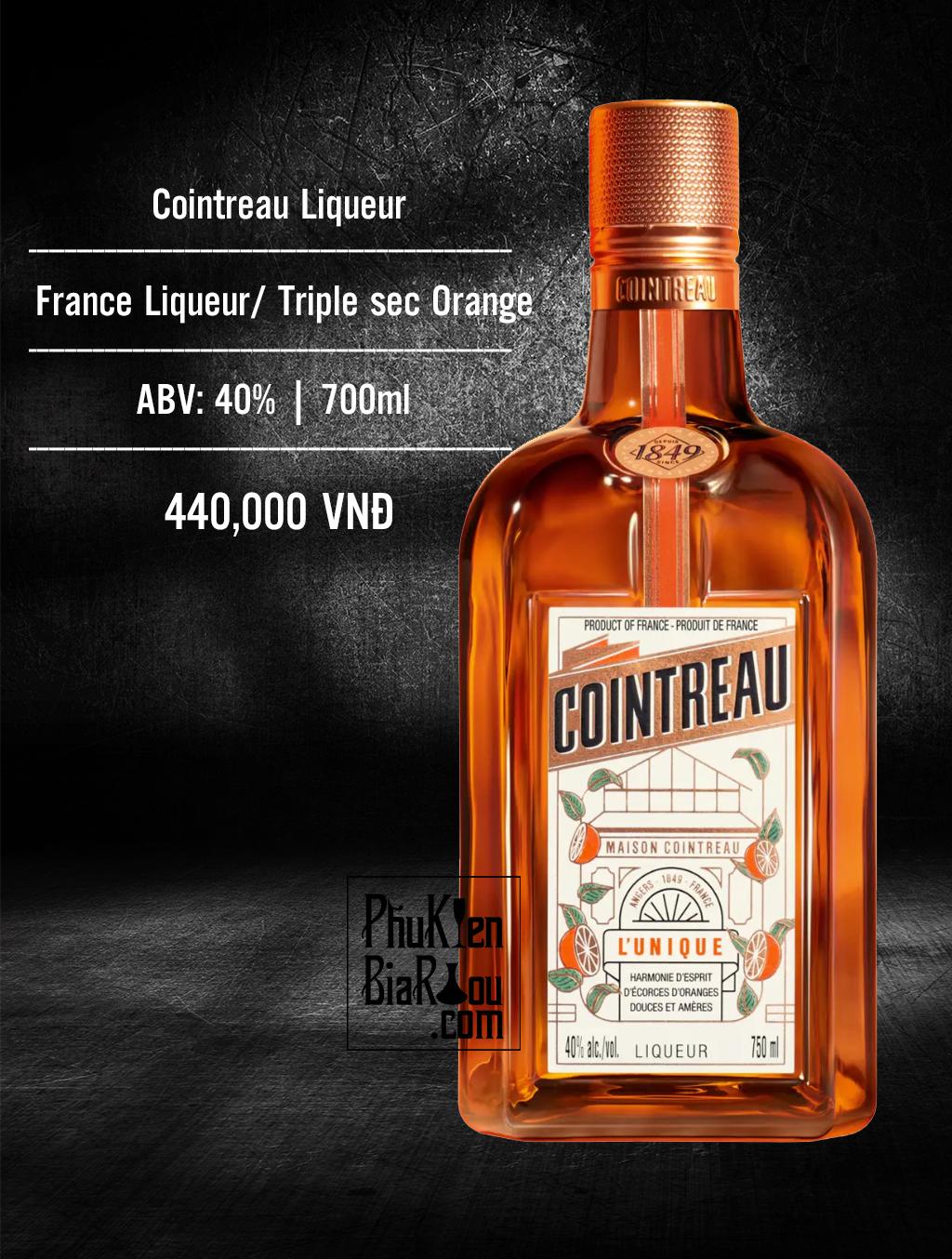 Rượu mùi Cointreau (6 chai/thùng)