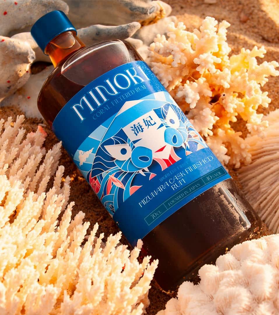 Rượu rum Minoki Japanese Coral