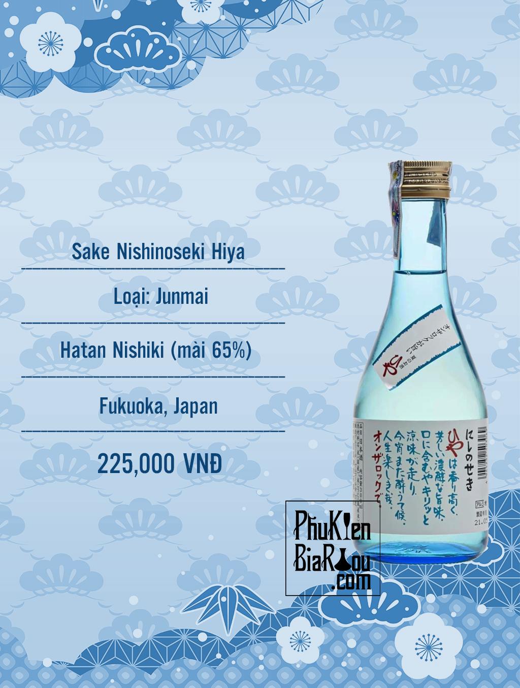 Rượu Sake Nishinoseki Hiya 300 ml