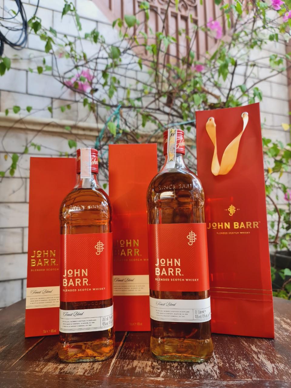 Rượu whisky John Barr Red Label 1000ml