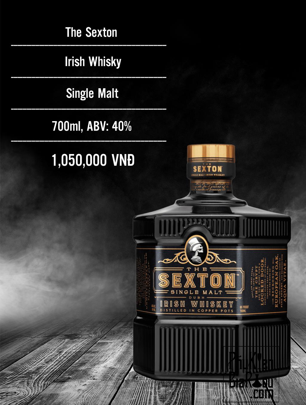 Rượu whisky The Sexton (6 chai/thùng)