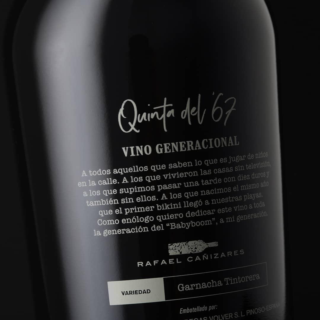 Vang đỏ Bodegas Volver Quinta Del ´67 (6 chai/thùng)