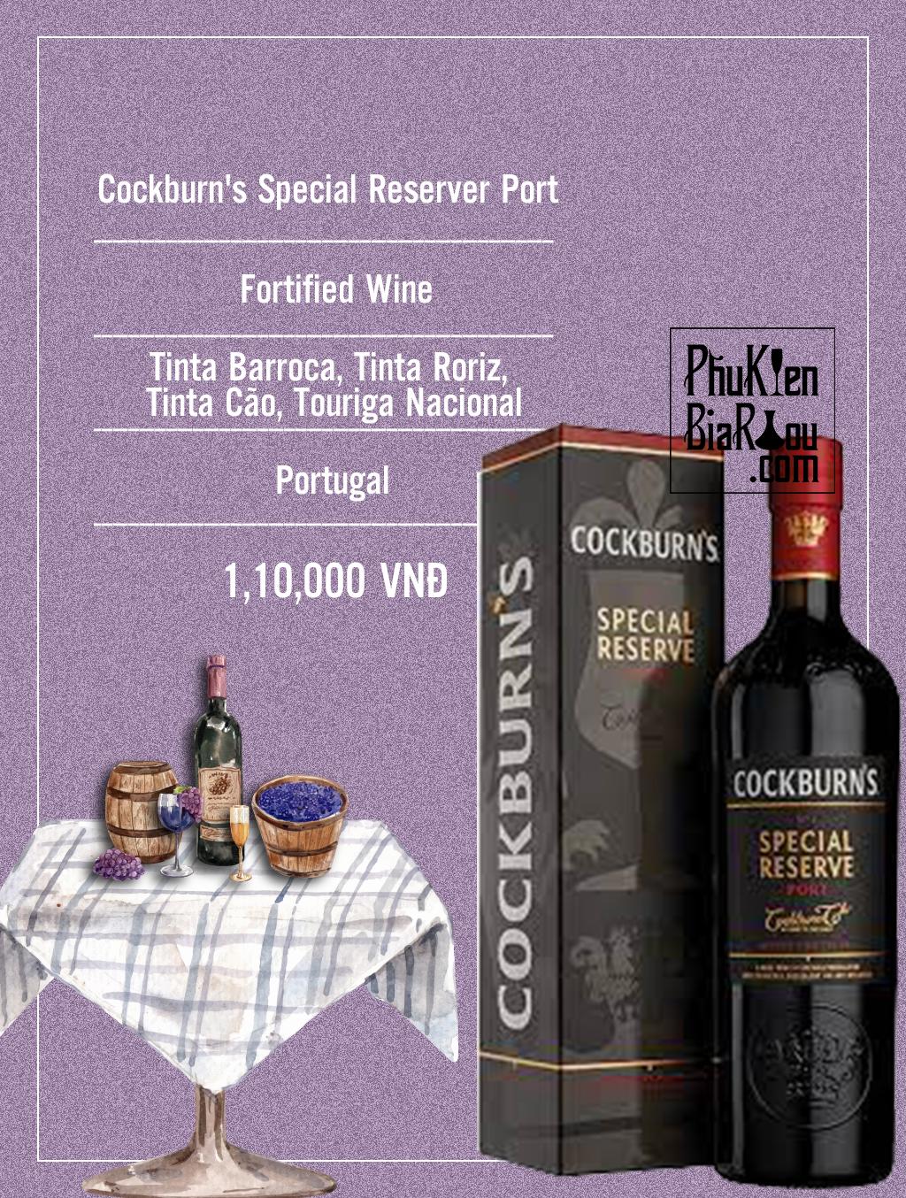 Vang cường hóa Cockburn’s Special Reserver Port