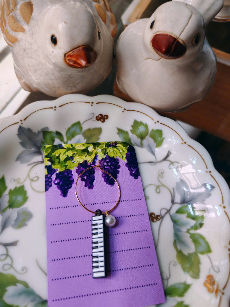 Wine charm chủ đề âm nhạc