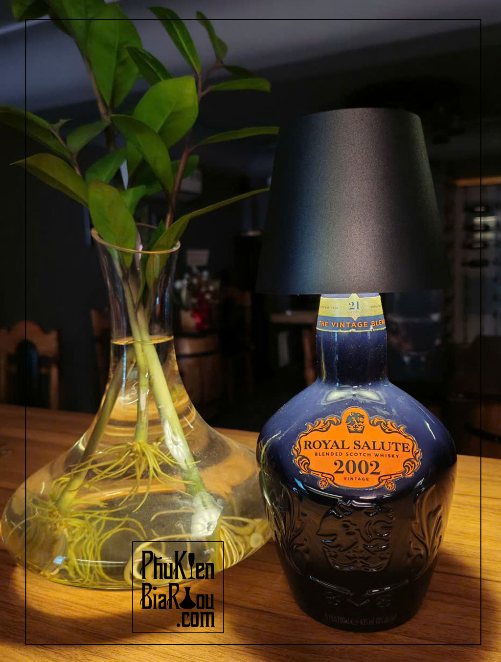 Đèn ngủ từ vỏ chai
