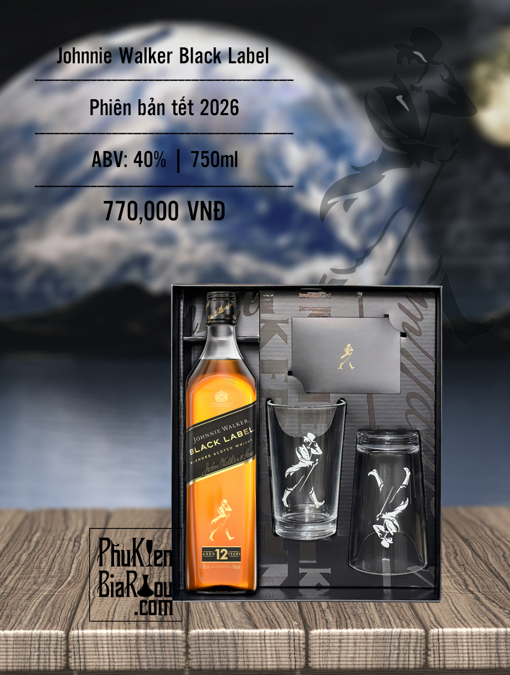 Hộp quà tết 2026 – Johnnie Walker Black Label